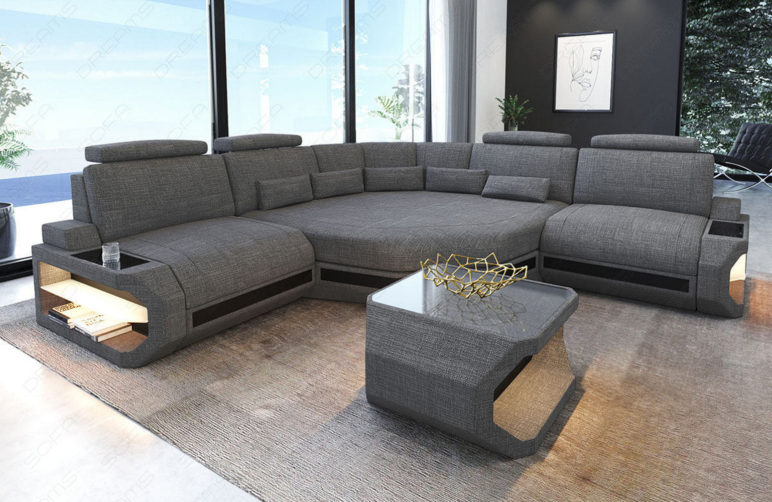 Stoffsofa Asti L Mini – Modern & Komfortabel