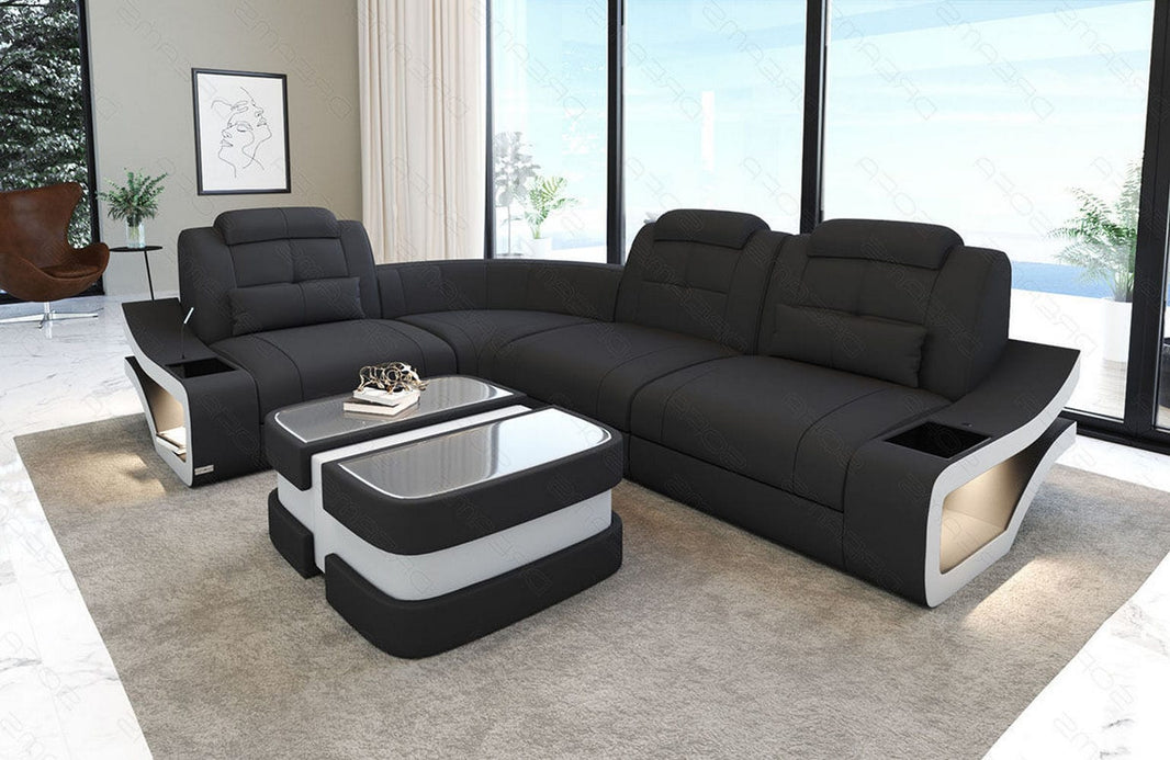 Stoff Ecksofa Elena L-Form