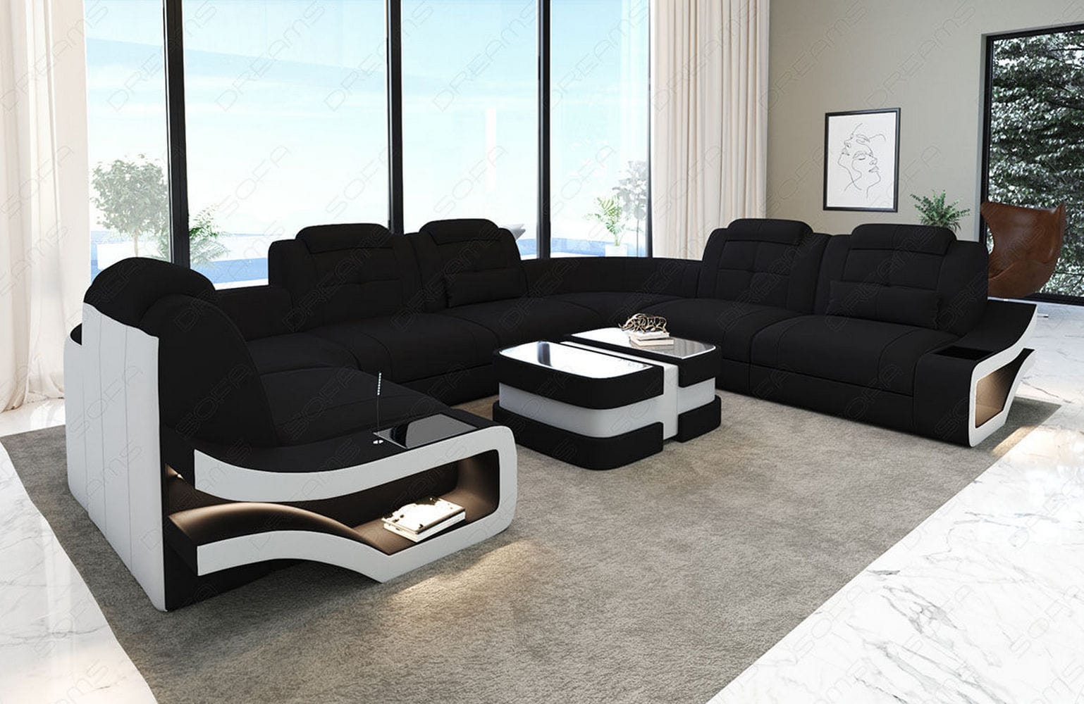 Polster-Wohnlandschaft Elena – Komfort & Stil