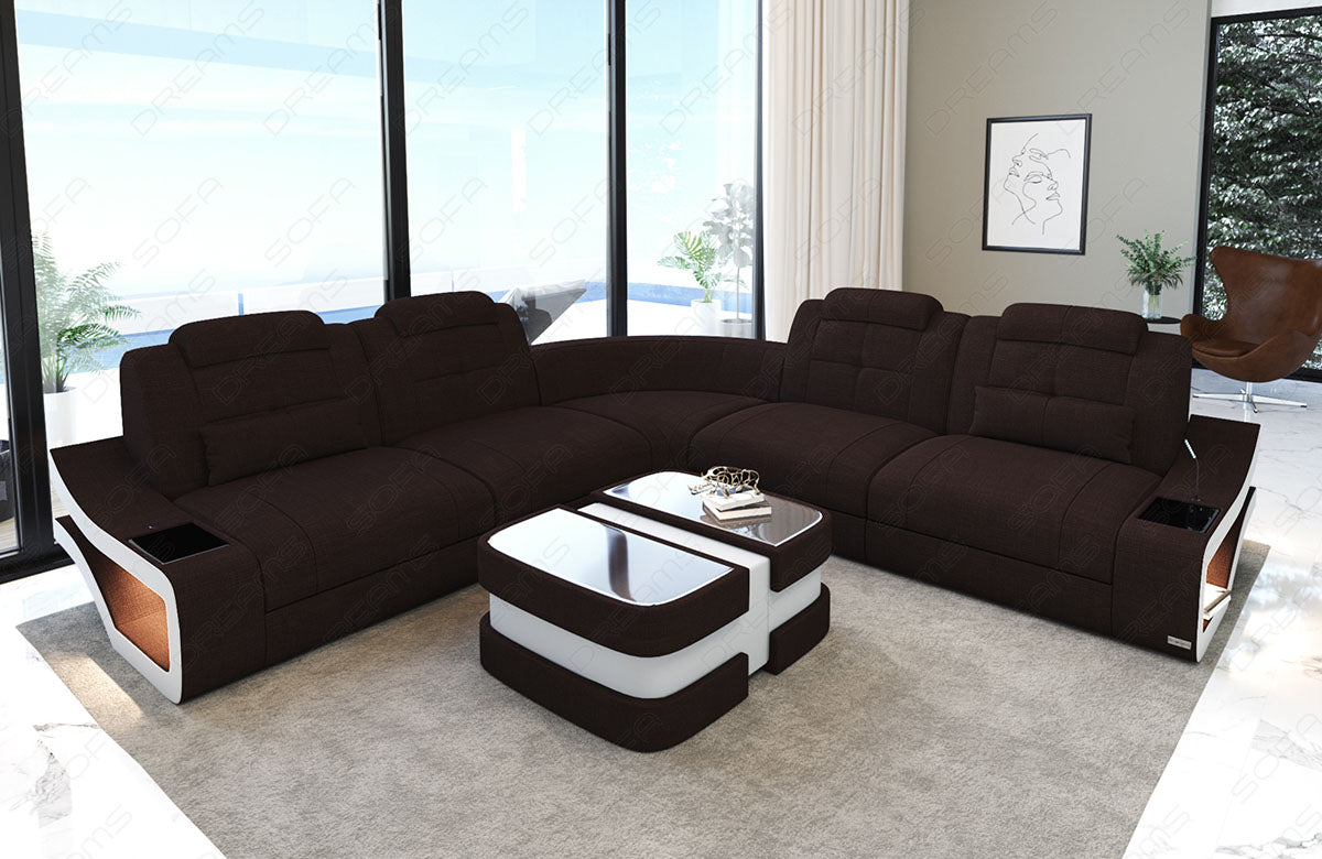Polstersofa Elena L-Form Lang – Komfort & Eleganz