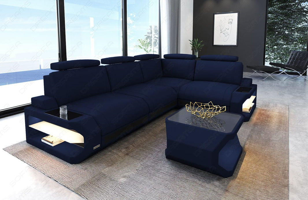 Stoff Ecksofa Siena L Form