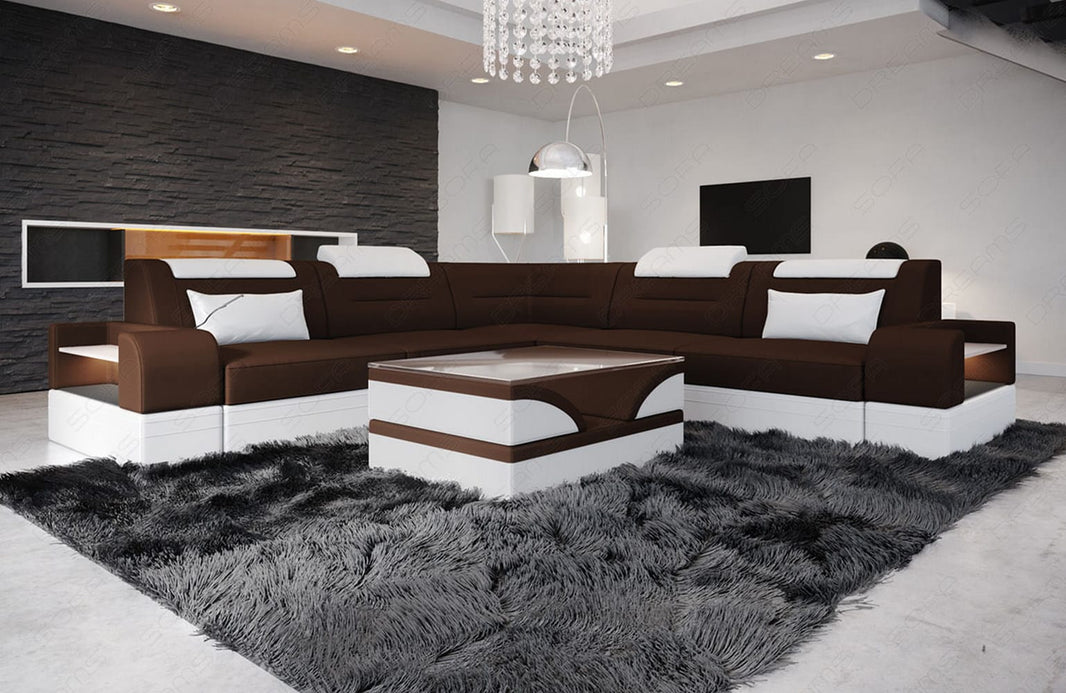 Couch Trivento L-Form in Stoff