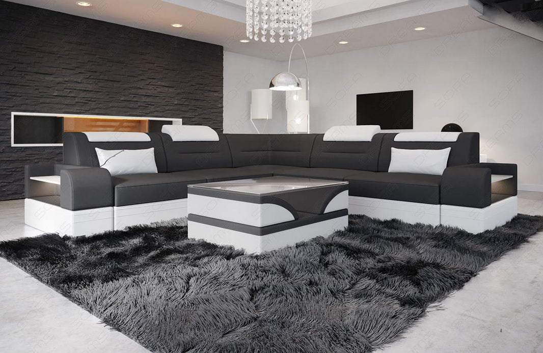 Couch Trivento L-Form in Stoff