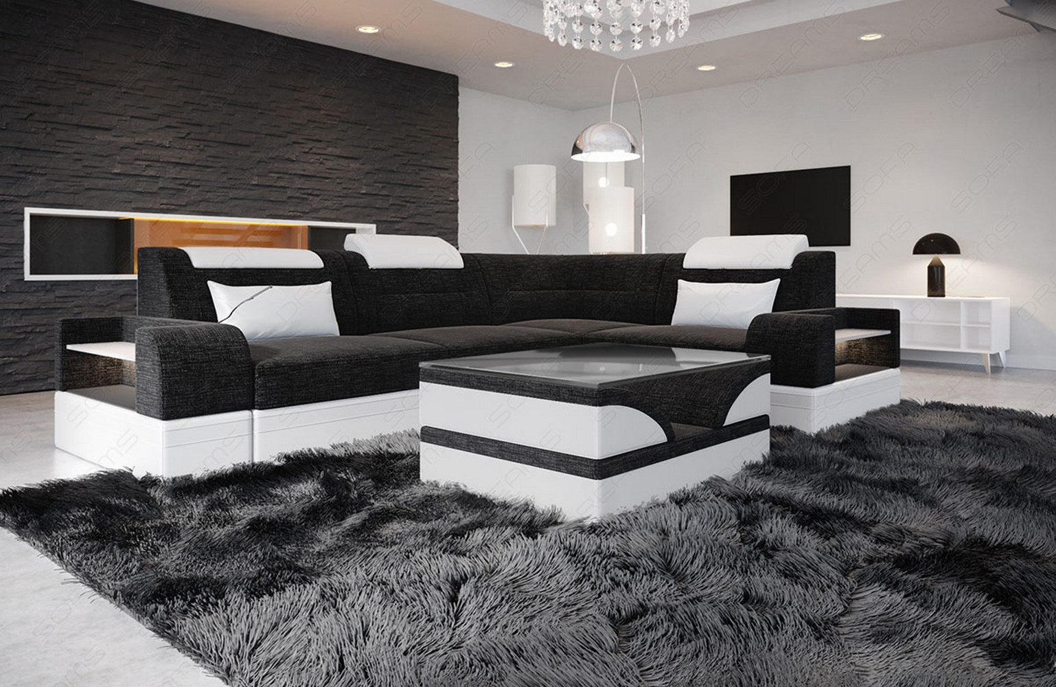 Polster Ecksofa Trivento L-Form Kurz – Modern & Bequem