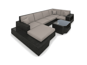 Rattan Sofas sofort lieferbar