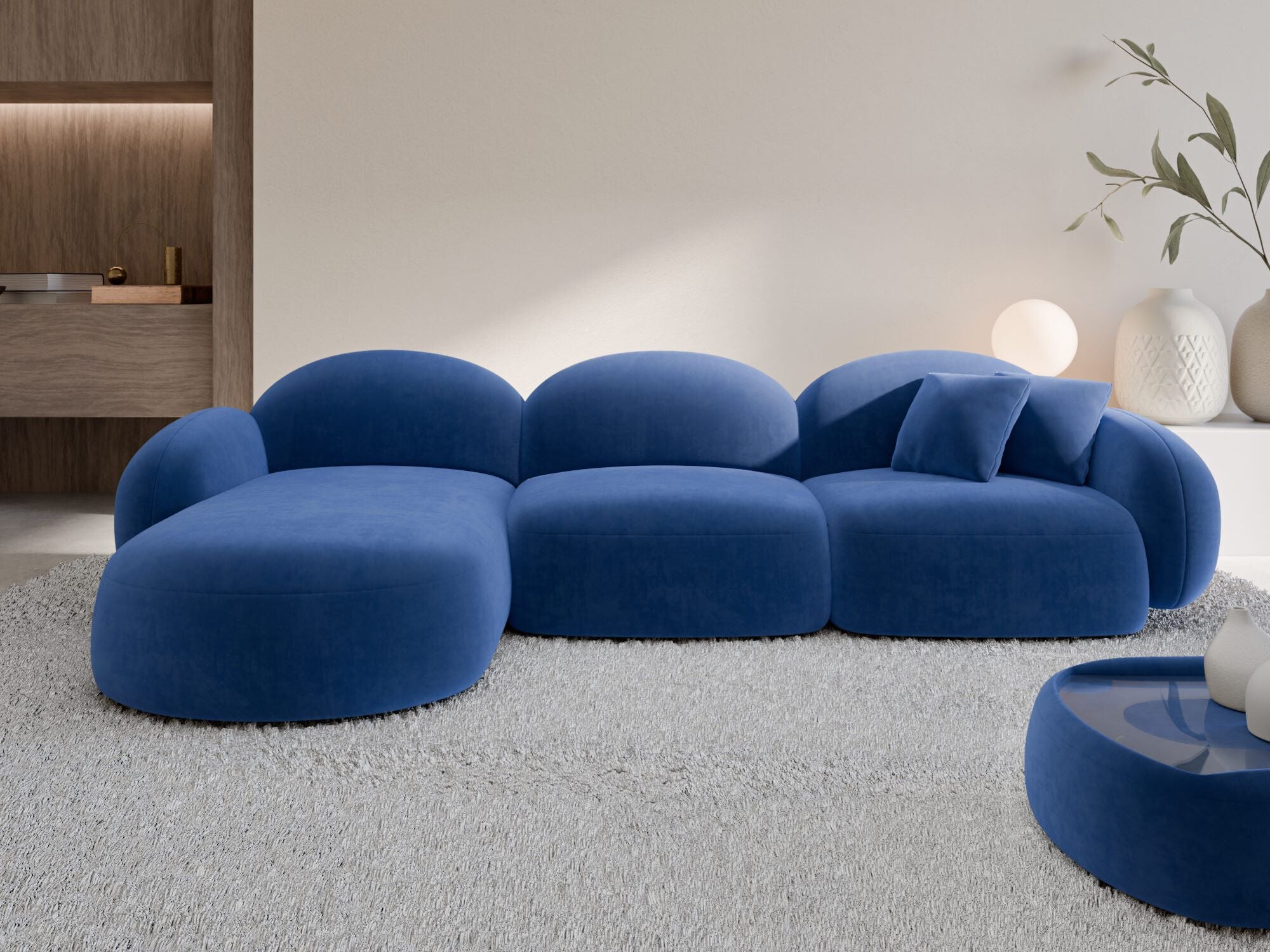 Polster Ecksofa Mirello L Form kurz