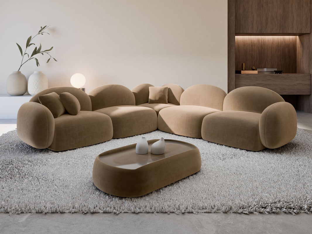 Ecksofa Mirello L-Form aus Stoff
