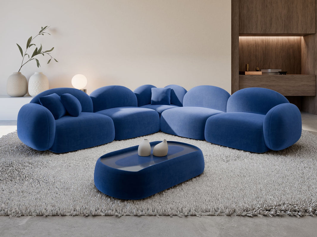 Ecksofa Mirello L Form aus Stoff