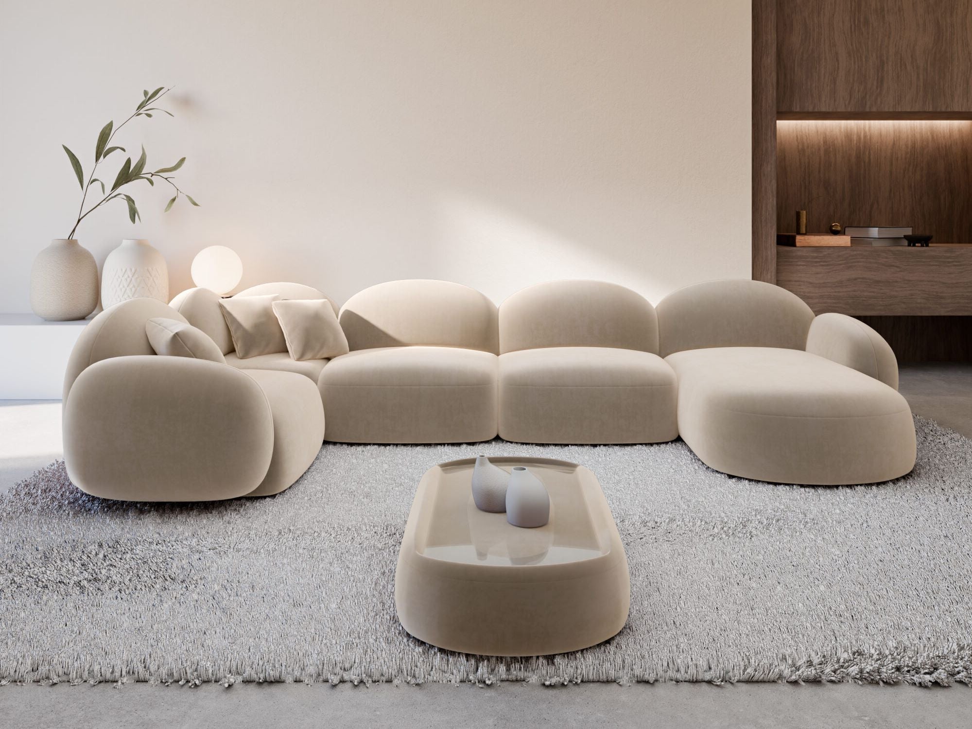 Polster Wohnlandschaft Mirello XL U-Form