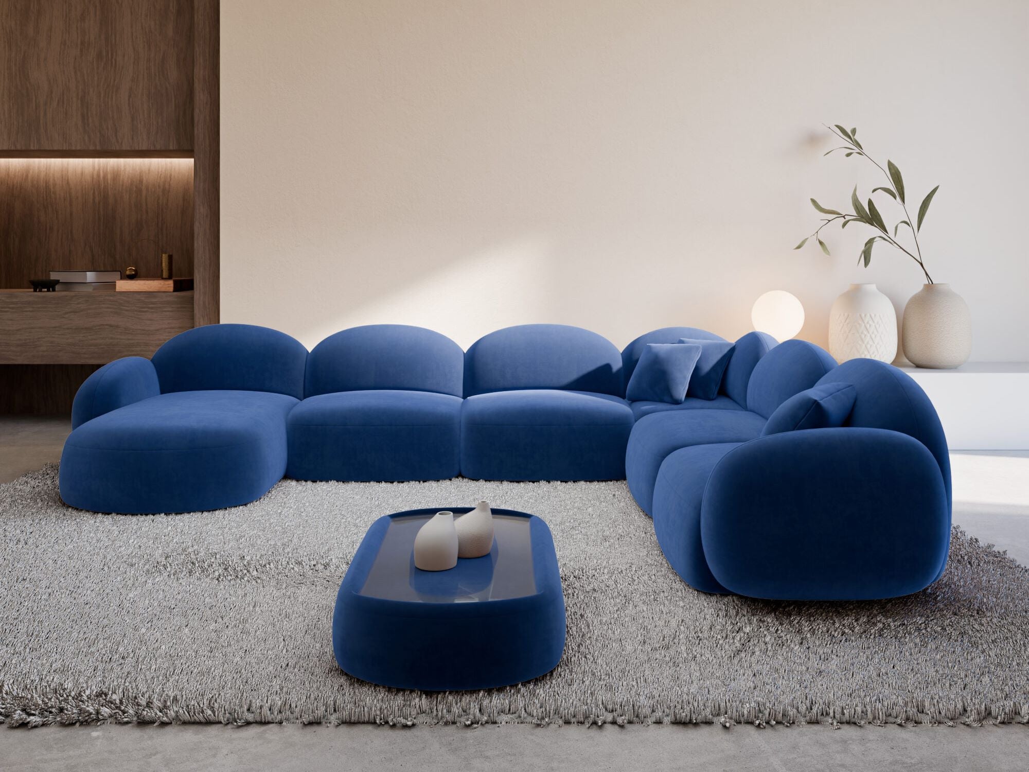 Polster Wohnlandschaft Mirello XXL U-Form
