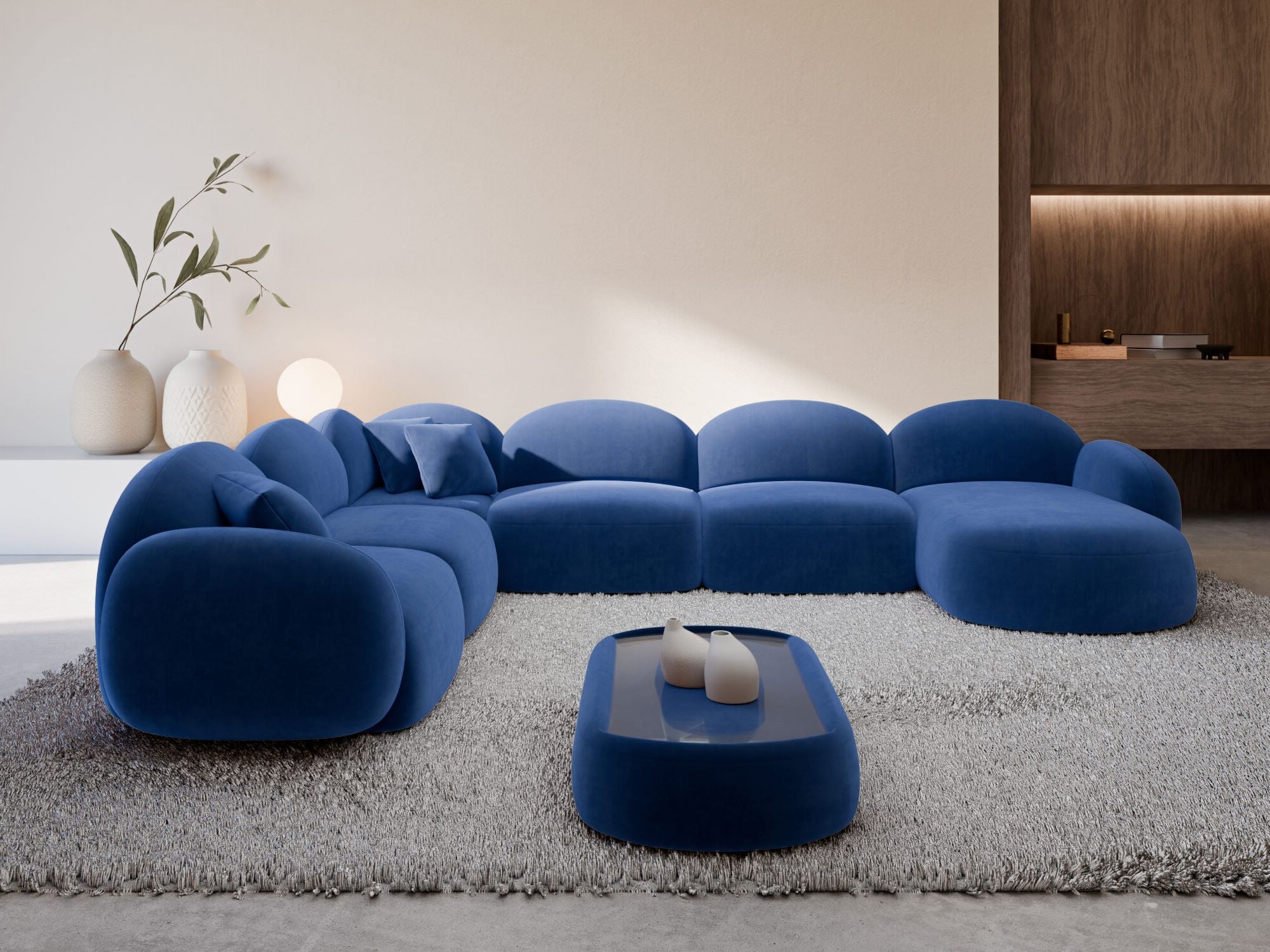 Polster Wohnlandschaft Mirello XXL U-Form