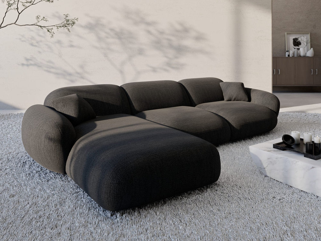 Ecksofa Alcazar L-Form aus Stoff Kurz