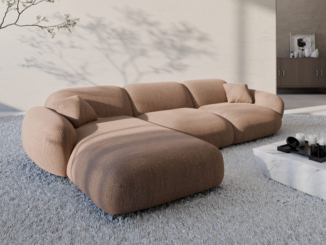 Ecksofa Alcazar L-Form aus Stoff Kurz
