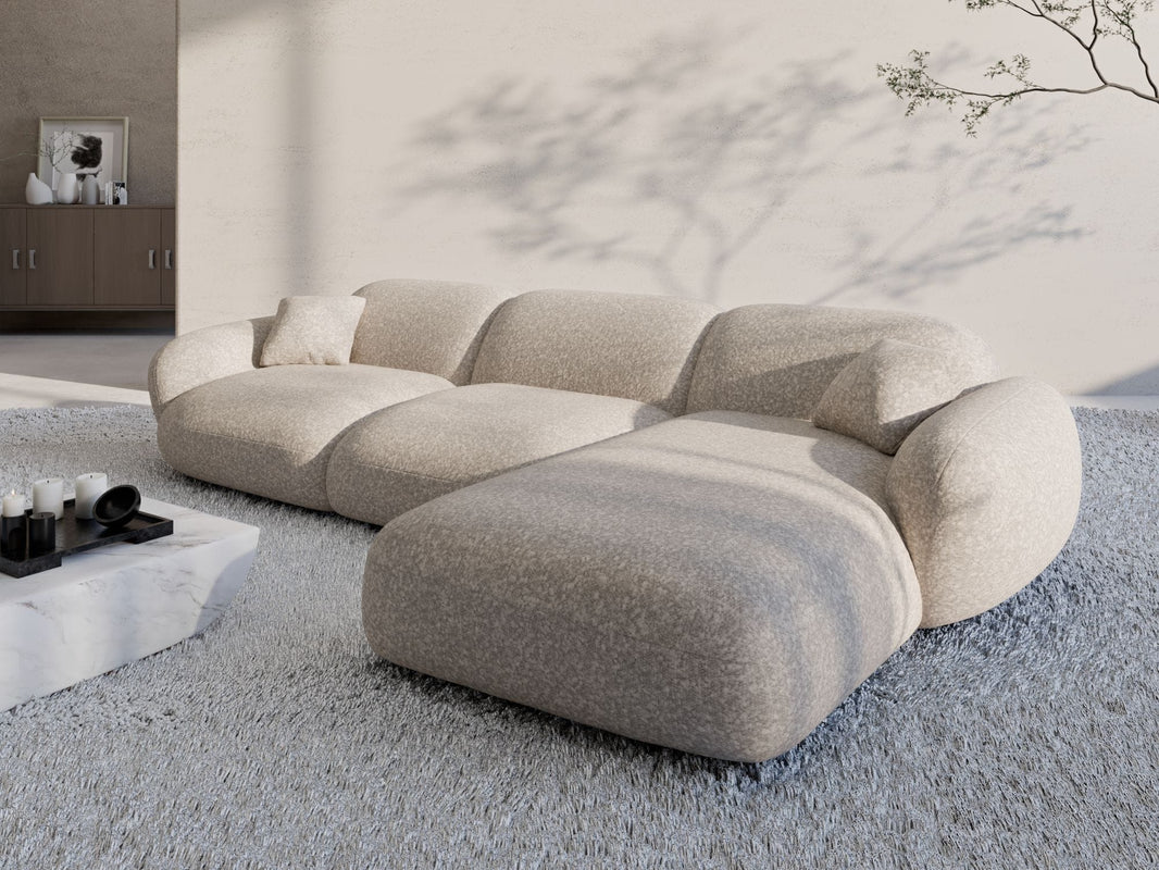 Ecksofa Alcazar L-Form aus Stoff Kurz