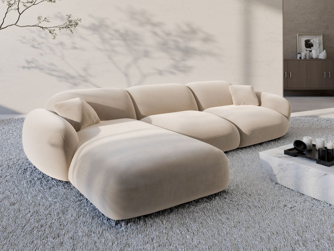 Ecksofa Alcazar L-Form aus Stoff Kurz