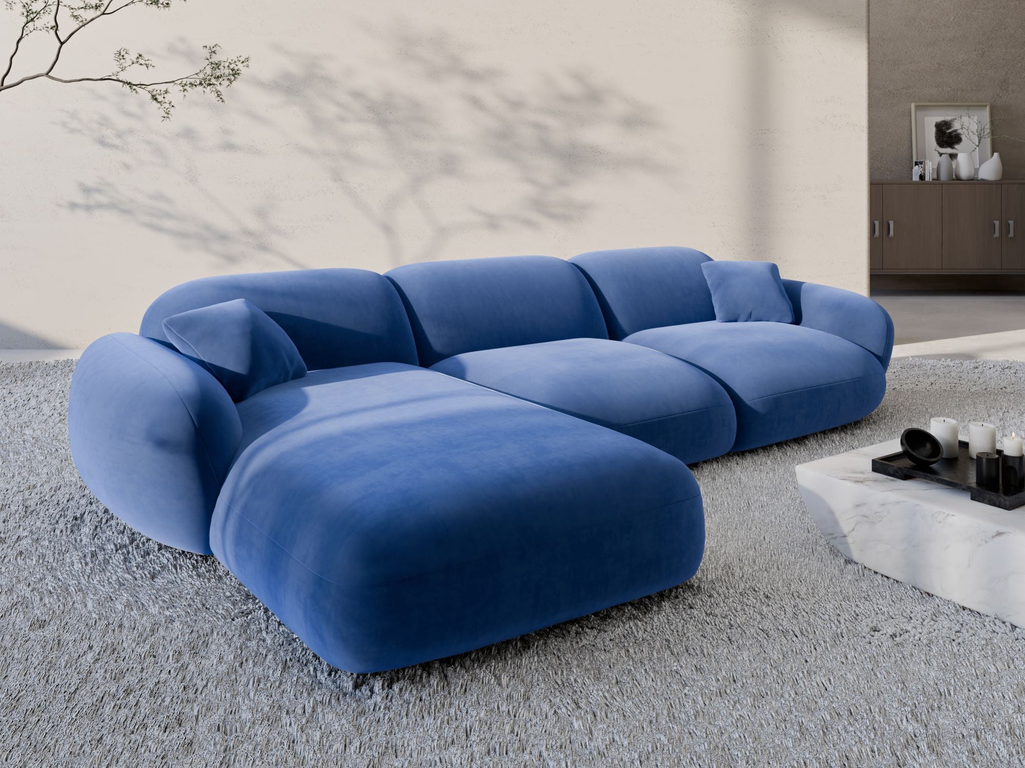 Polster Ecksofa Alcazar L Form kurz