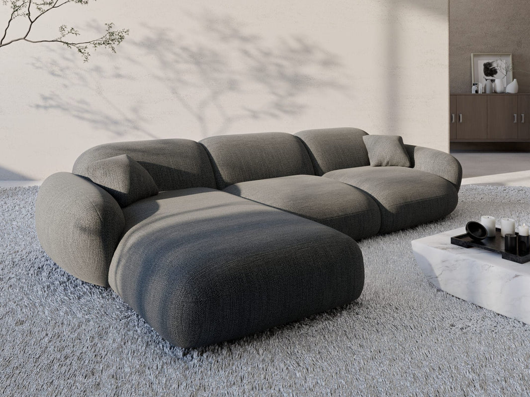 Ecksofa Alcazar L-Form aus Stoff Kurz