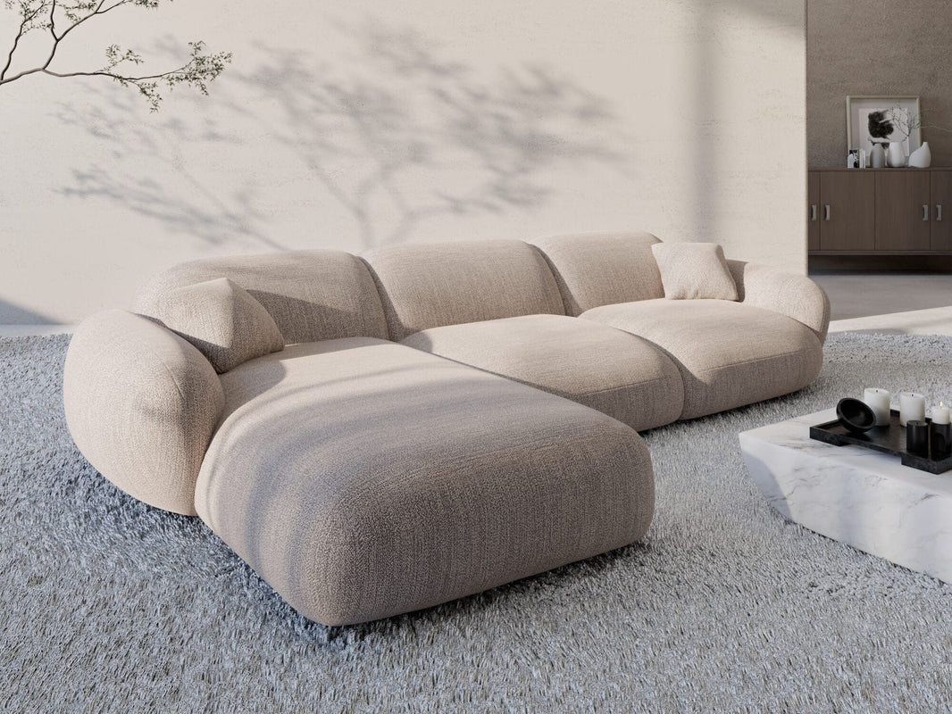 Ecksofa Alcazar L-Form aus Stoff Kurz