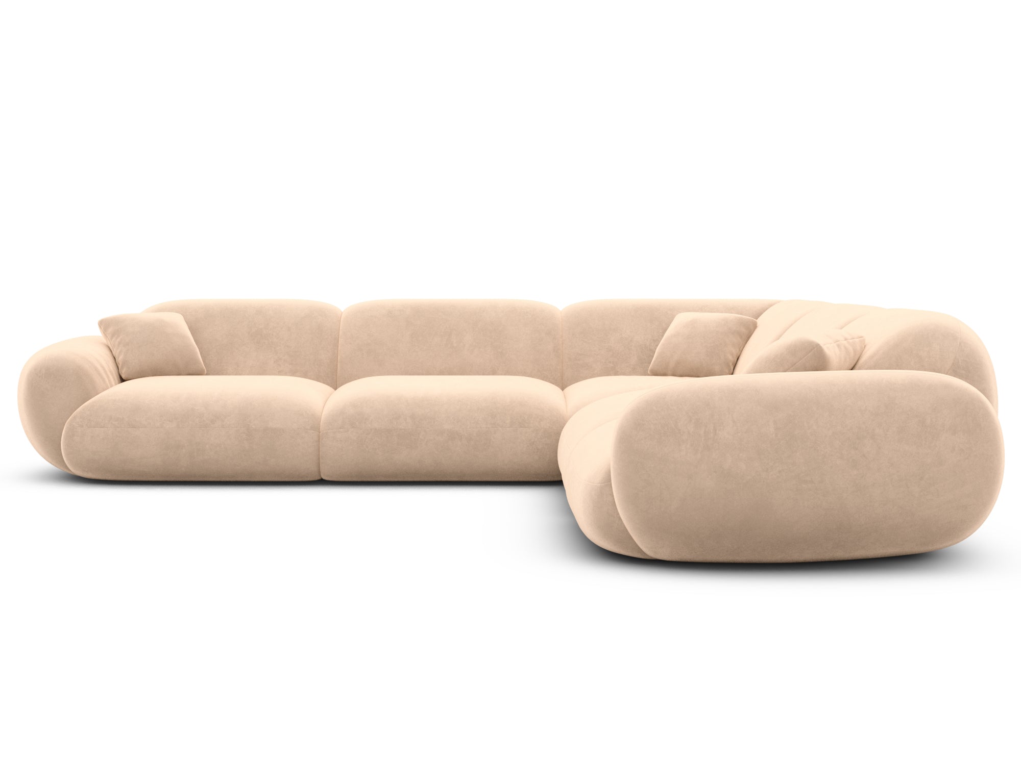 Polster Ecksofa Alcazar L Form Beige
