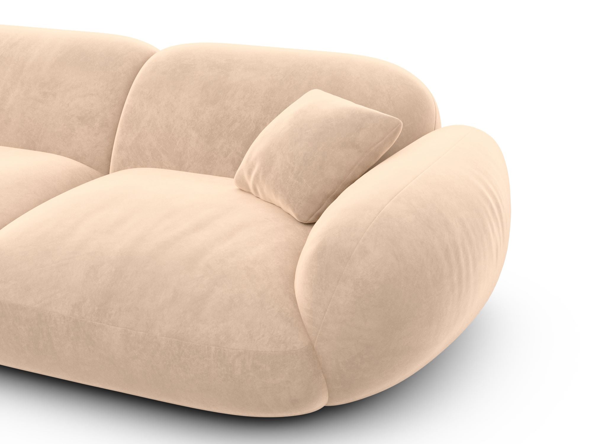 Polster Ecksofa Alcazar L Form Beige