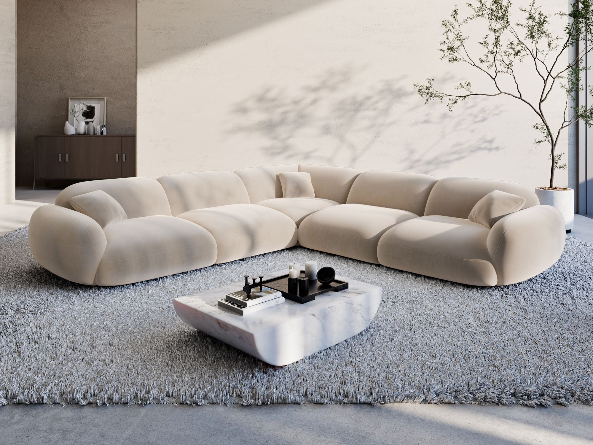 Polster Ecksofa Alcazar L Form
