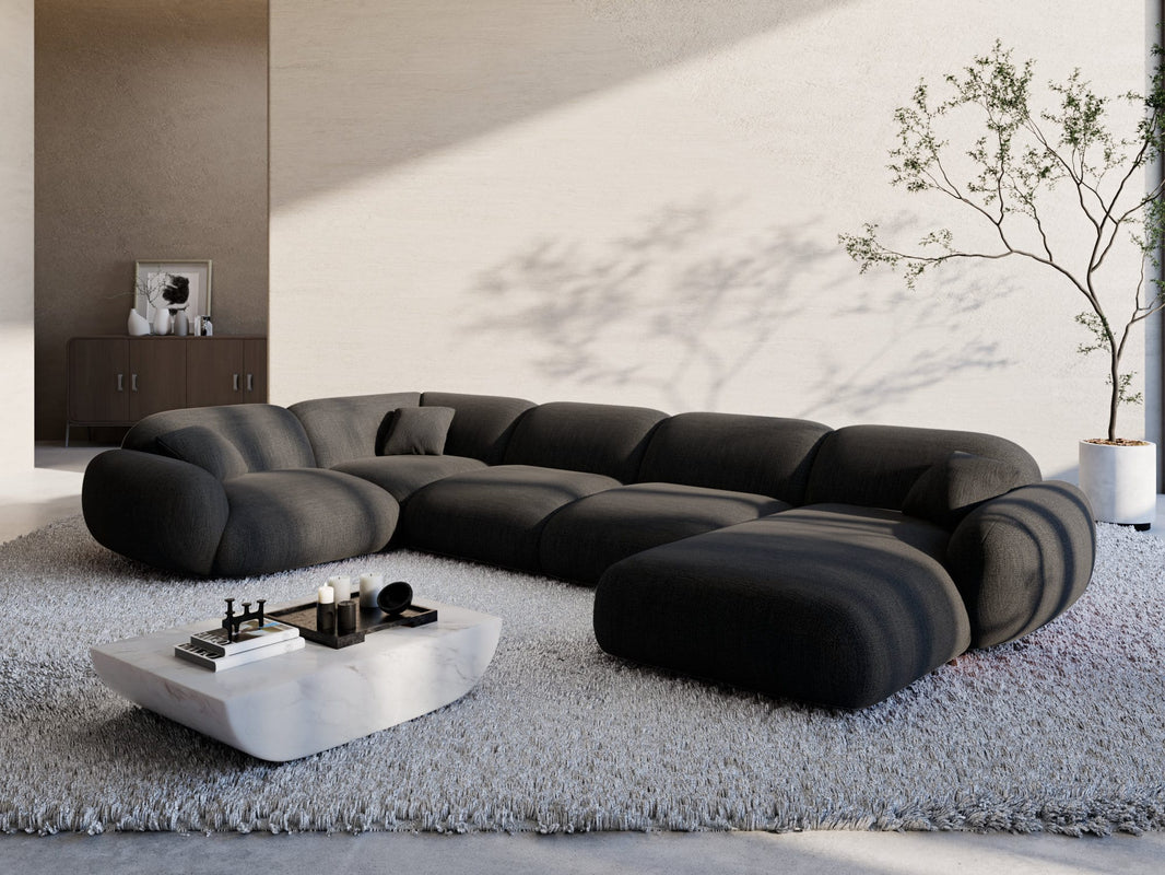 XL Stoff Wohnlandschaft Alcazar U-Form