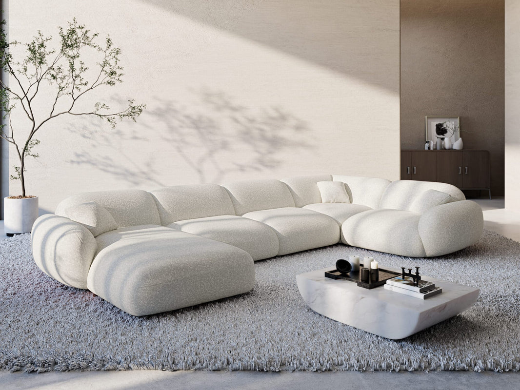 XL Stoff Wohnlandschaft Alcazar U-Form