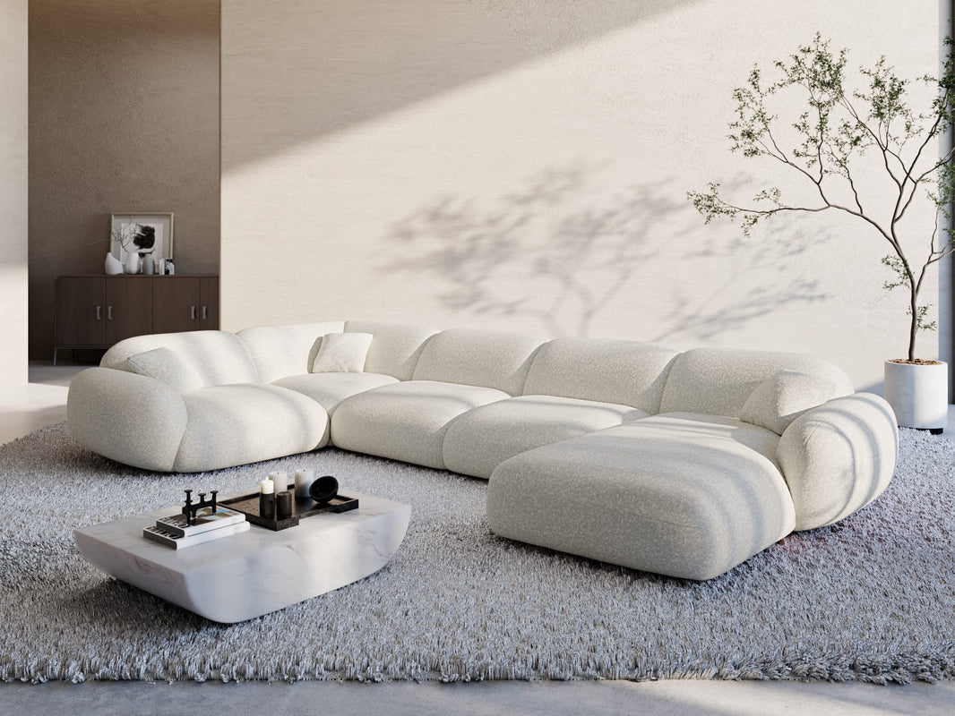 XL Stoff Wohnlandschaft Alcazar U-Form