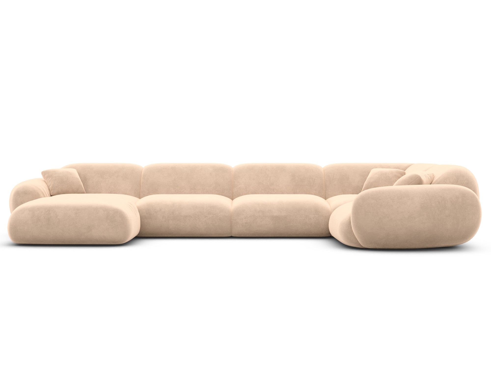 Polster Wohnlandschaft Alcazar XL U-Form Beige