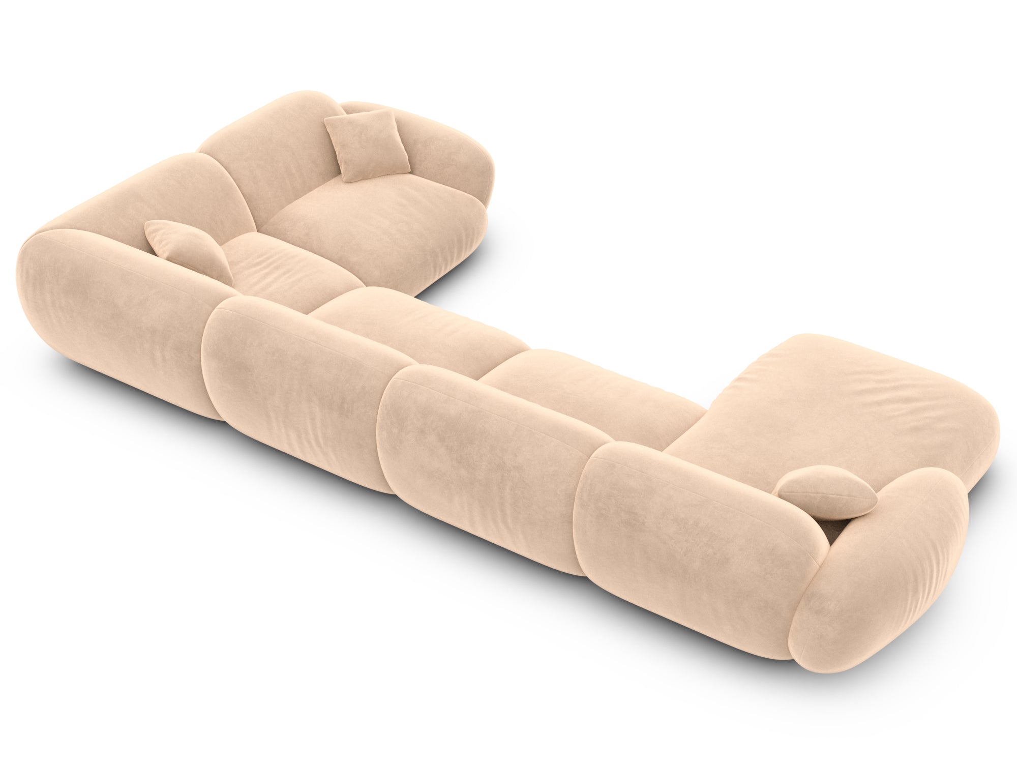 Polster Wohnlandschaft Alcazar XL U-Form Beige