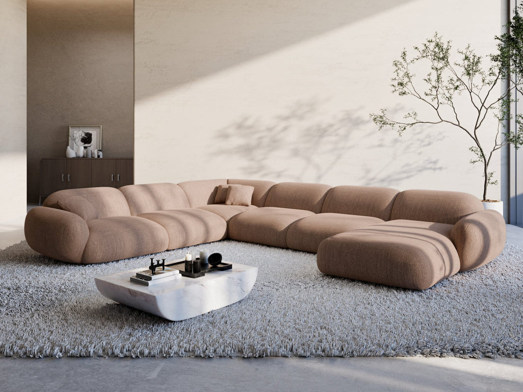 Wohnlandschaft Alcazar XXL U-Form in Stoff