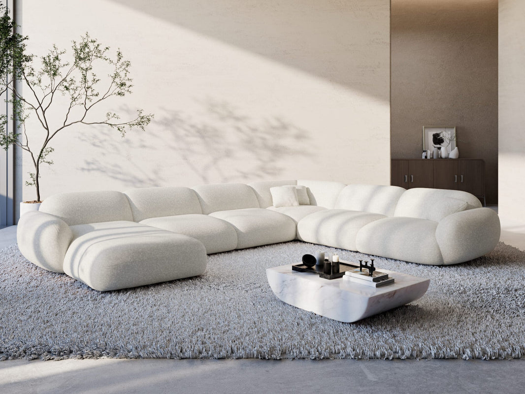 Wohnlandschaft Alcazar XXL U-Form in Stoff