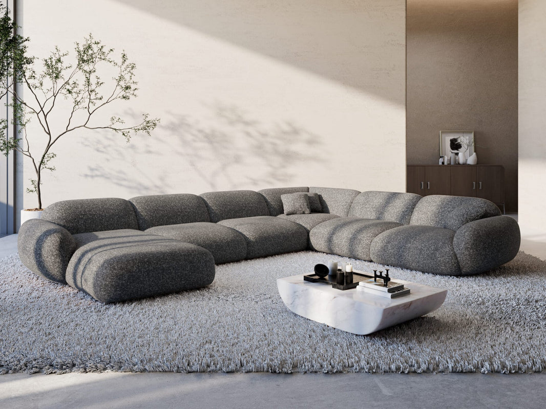 Wohnlandschaft Alcazar XXL U-Form in Stoff