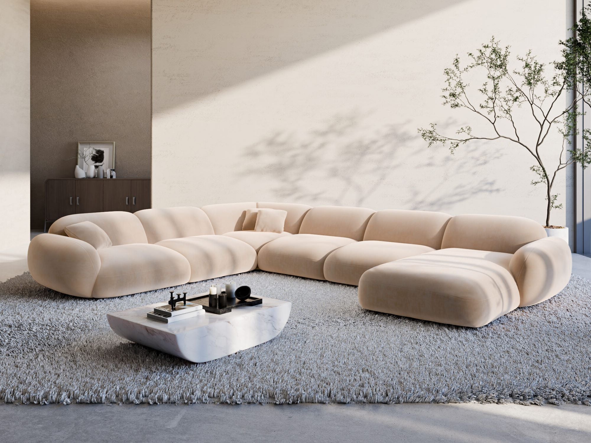 Polster Wohnlandschaft Alcazar XXL U-Form