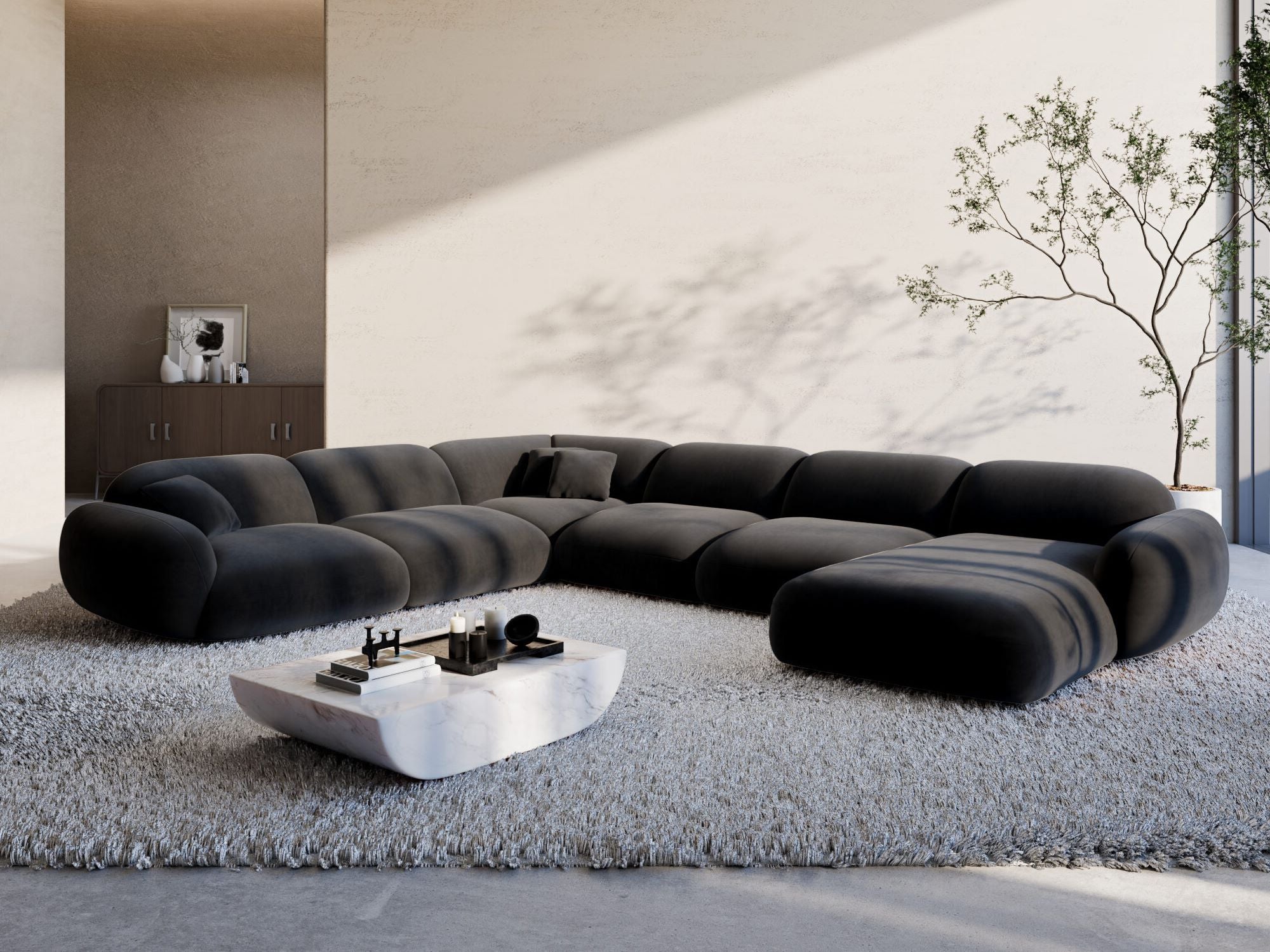 Polster Wohnlandschaft Alcazar XXL U-Form