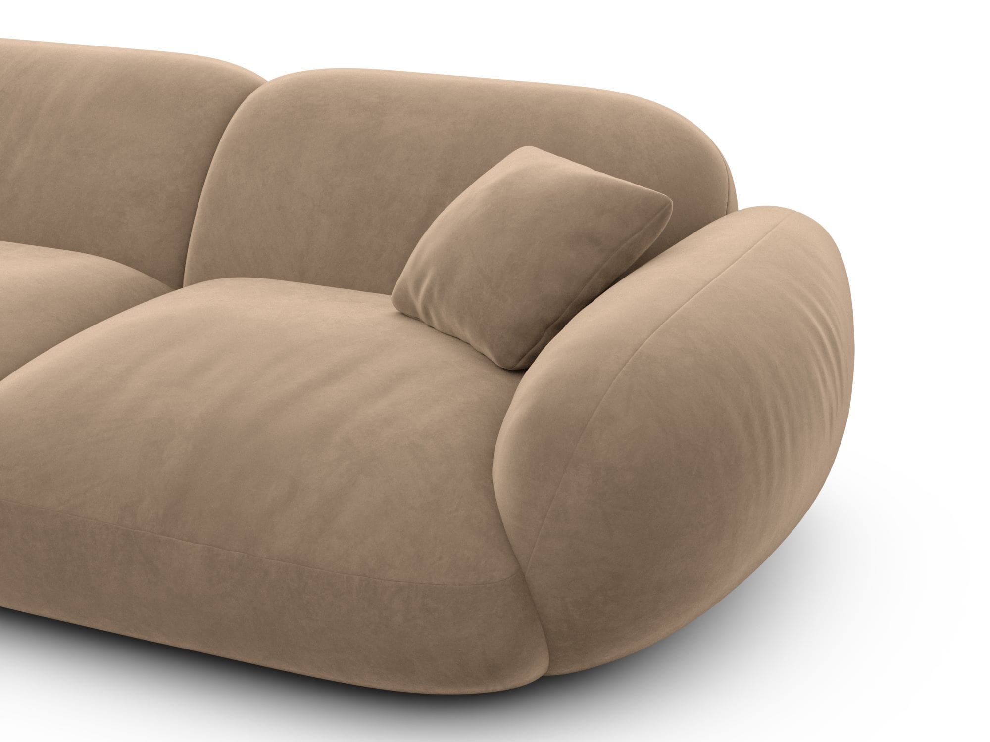 Polster Wohnlandschaft Alcazar XXL U-Form Braun