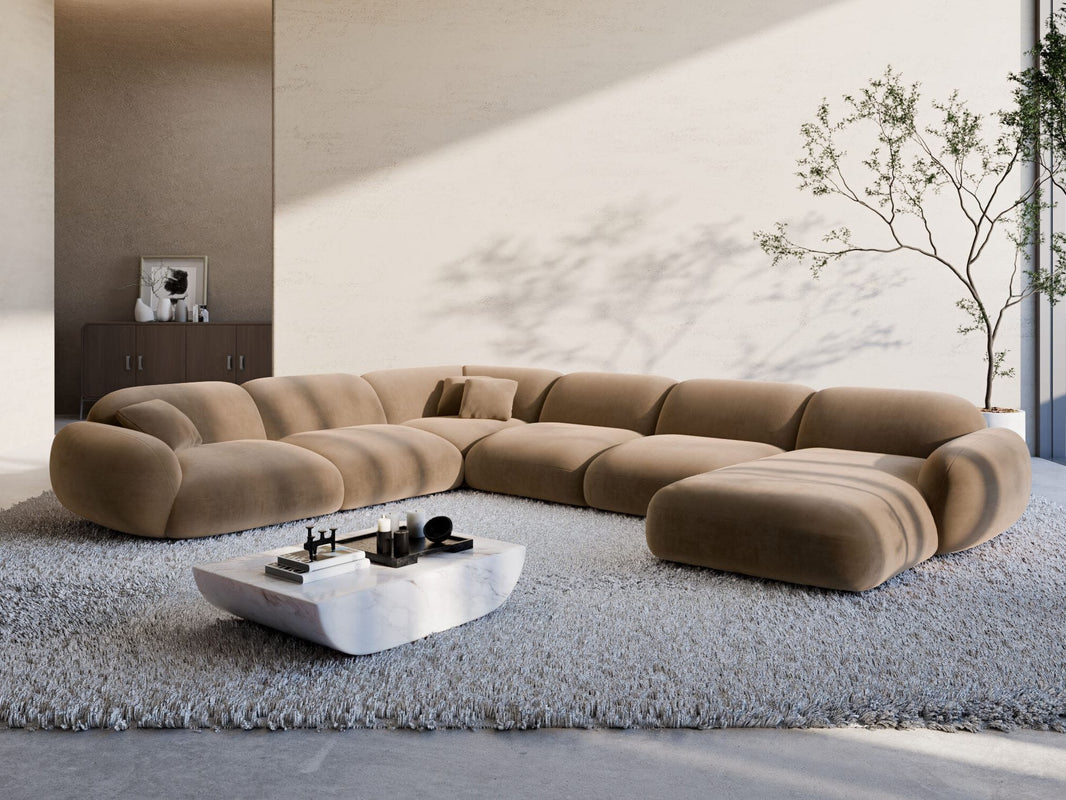 Wohnlandschaft Alcazar XXL U-Form in Stoff