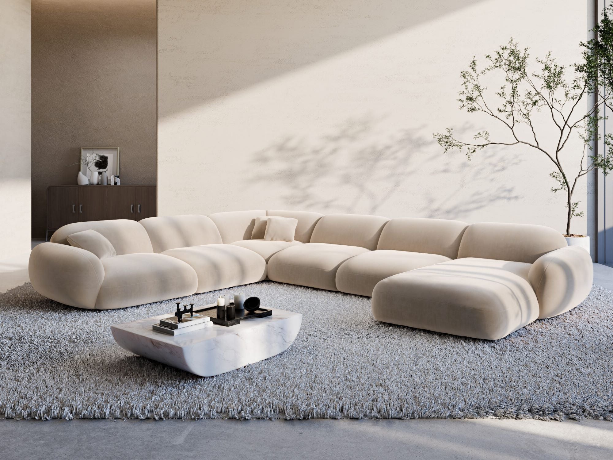 Polster Wohnlandschaft Alcazar XXL U-Form