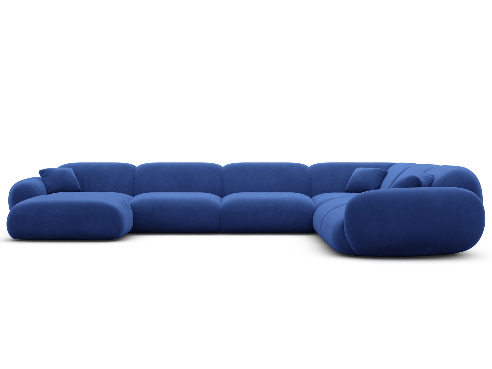 Polster Wohnlandschaft Alcazar XXL U-Form Dunkelblau
