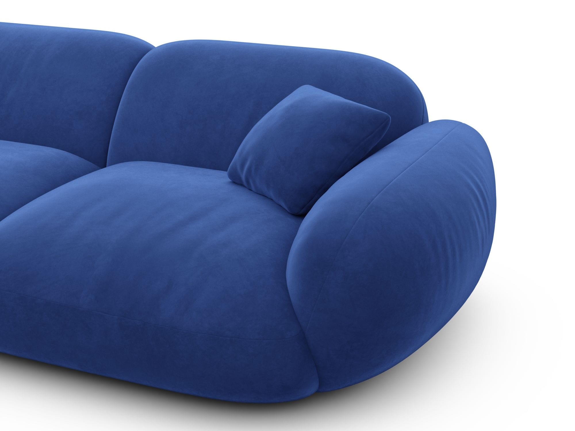 Polster Wohnlandschaft Alcazar XXL U-Form Dunkelblau