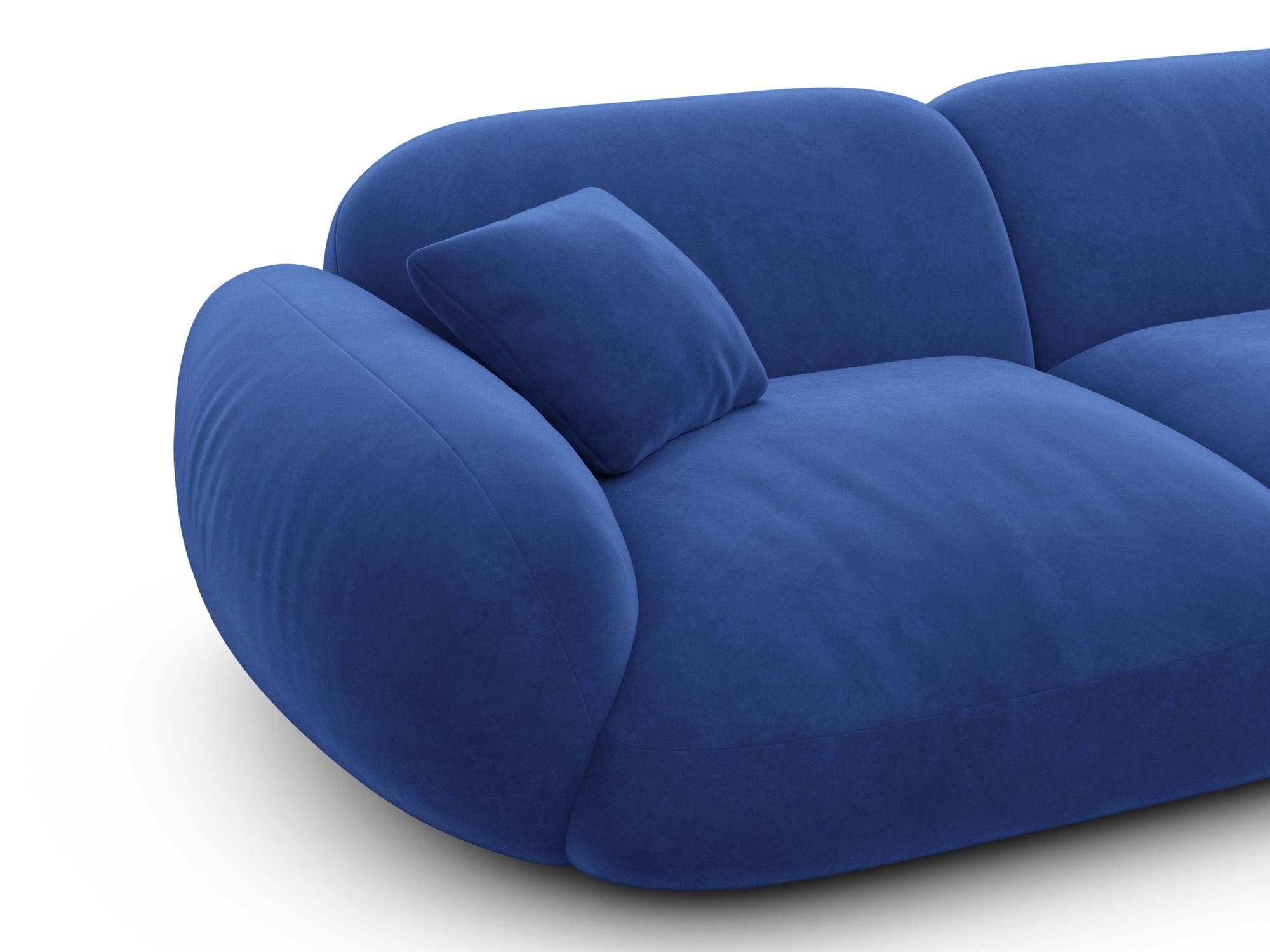 Polster Wohnlandschaft Alcazar XXL U-Form Dunkelblau