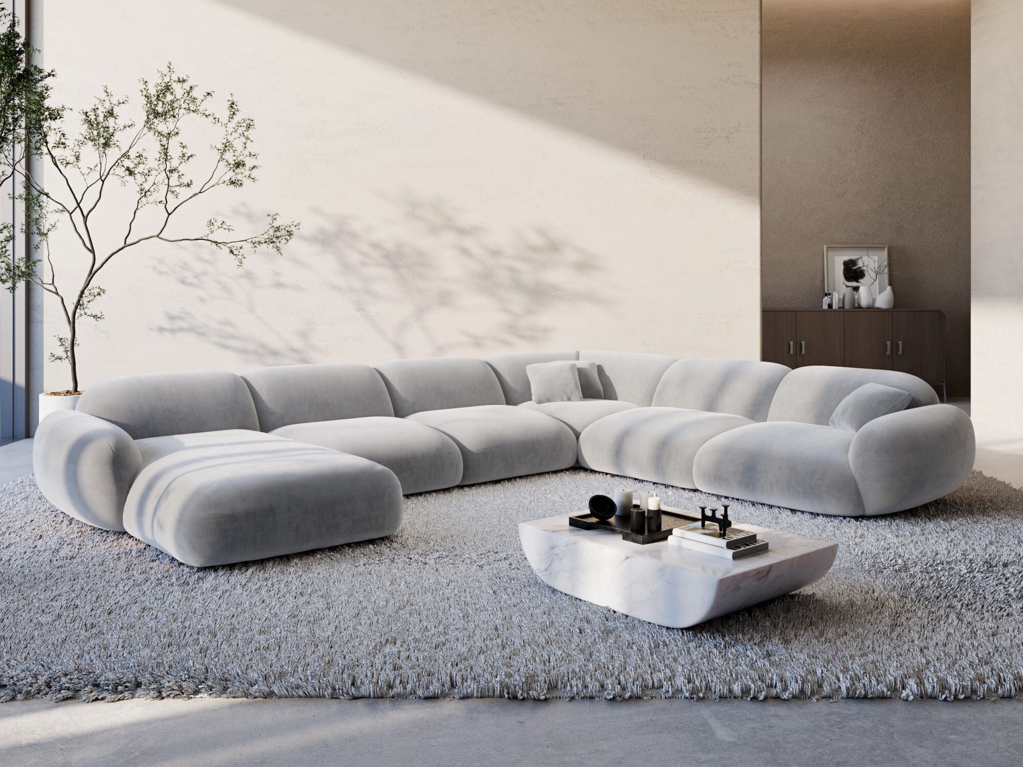 Polster Wohnlandschaft Alcazar XXL U-Form