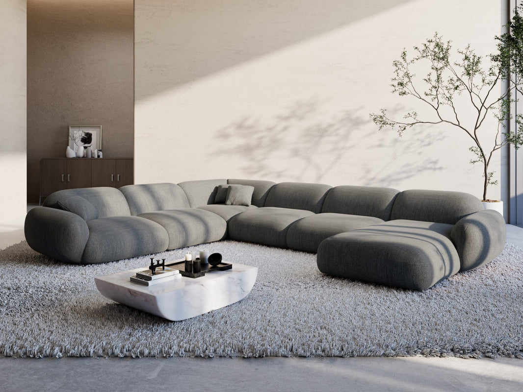 Wohnlandschaft Alcazar XXL U-Form in Stoff