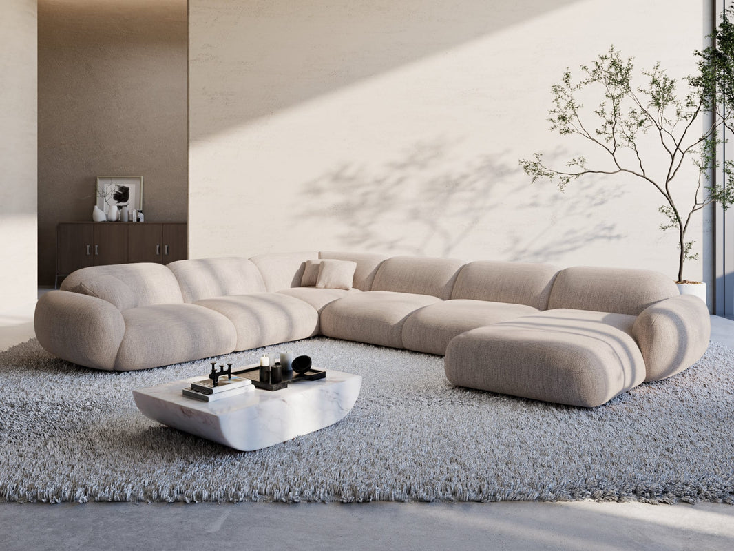 Wohnlandschaft Alcazar XXL U-Form in Stoff