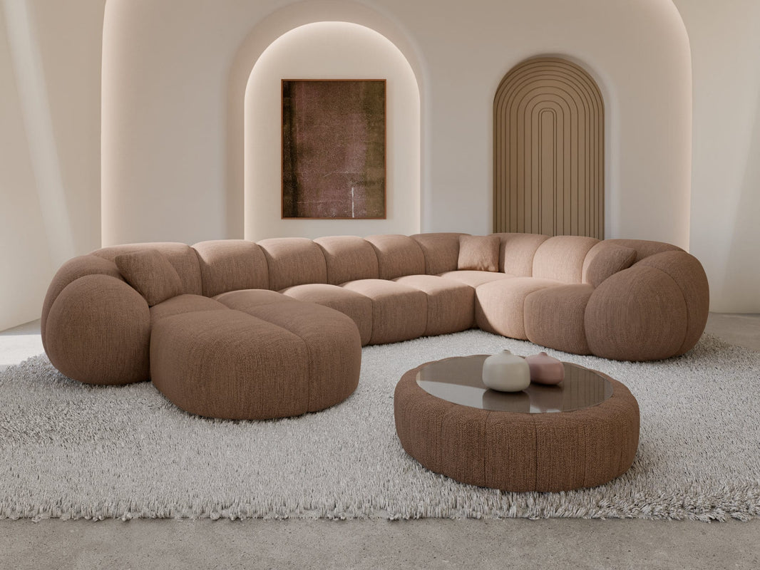 Wohnlandschaft Valderosa XL U-Form in Stoff