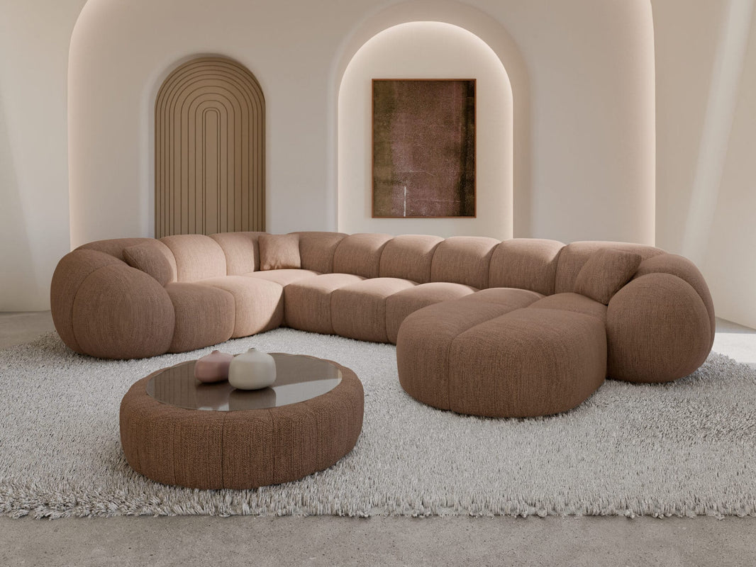 Wohnlandschaft Valderosa XL U-Form in Stoff