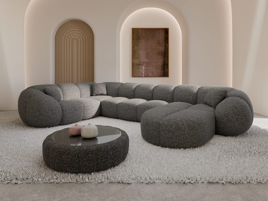 Wohnlandschaft Valderosa XL U-Form in Stoff