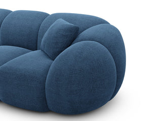 Stoff Ecksofa Valderosa L-Form Dunkelblau