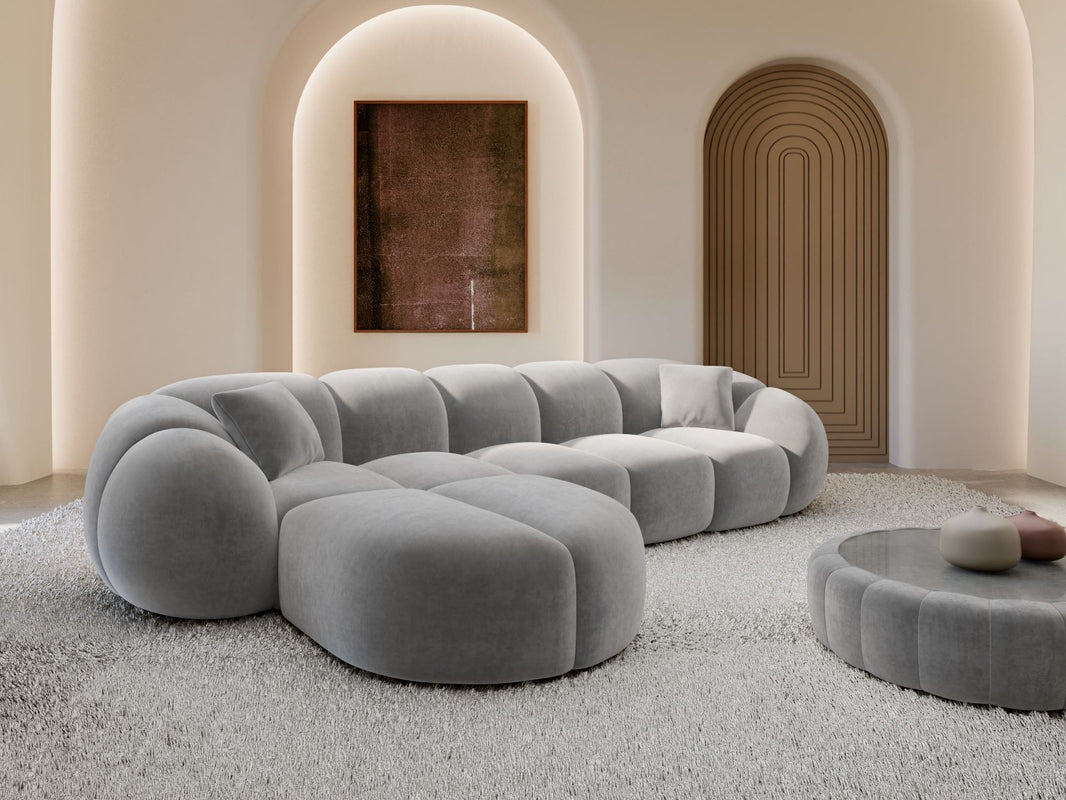 Stoff Ecksofa Valderosa L-Form