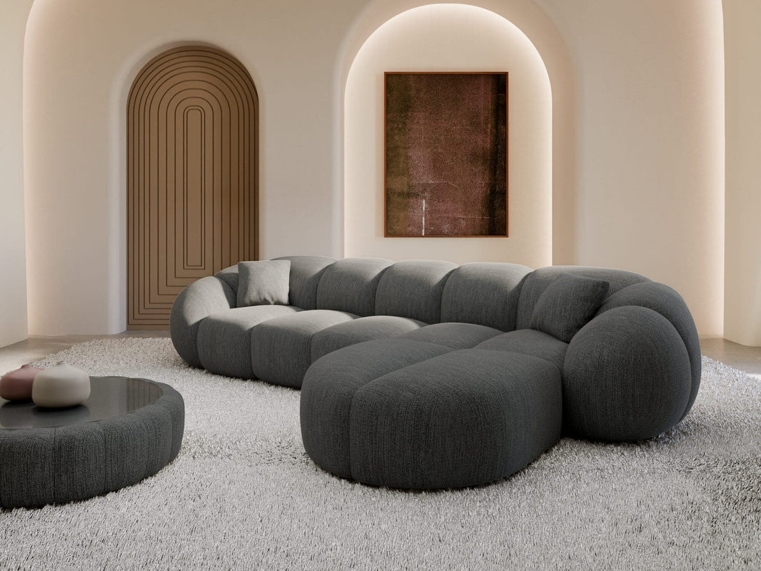 Stoff Ecksofa Valderosa L-Form